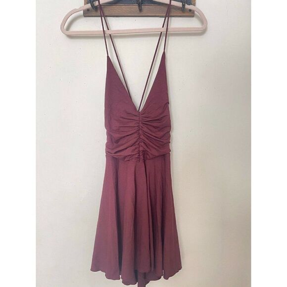 NWT FREE PEOPLE X INDAH  ICE DANCER SLIP IN PORT WINE - Picture 4 of 6